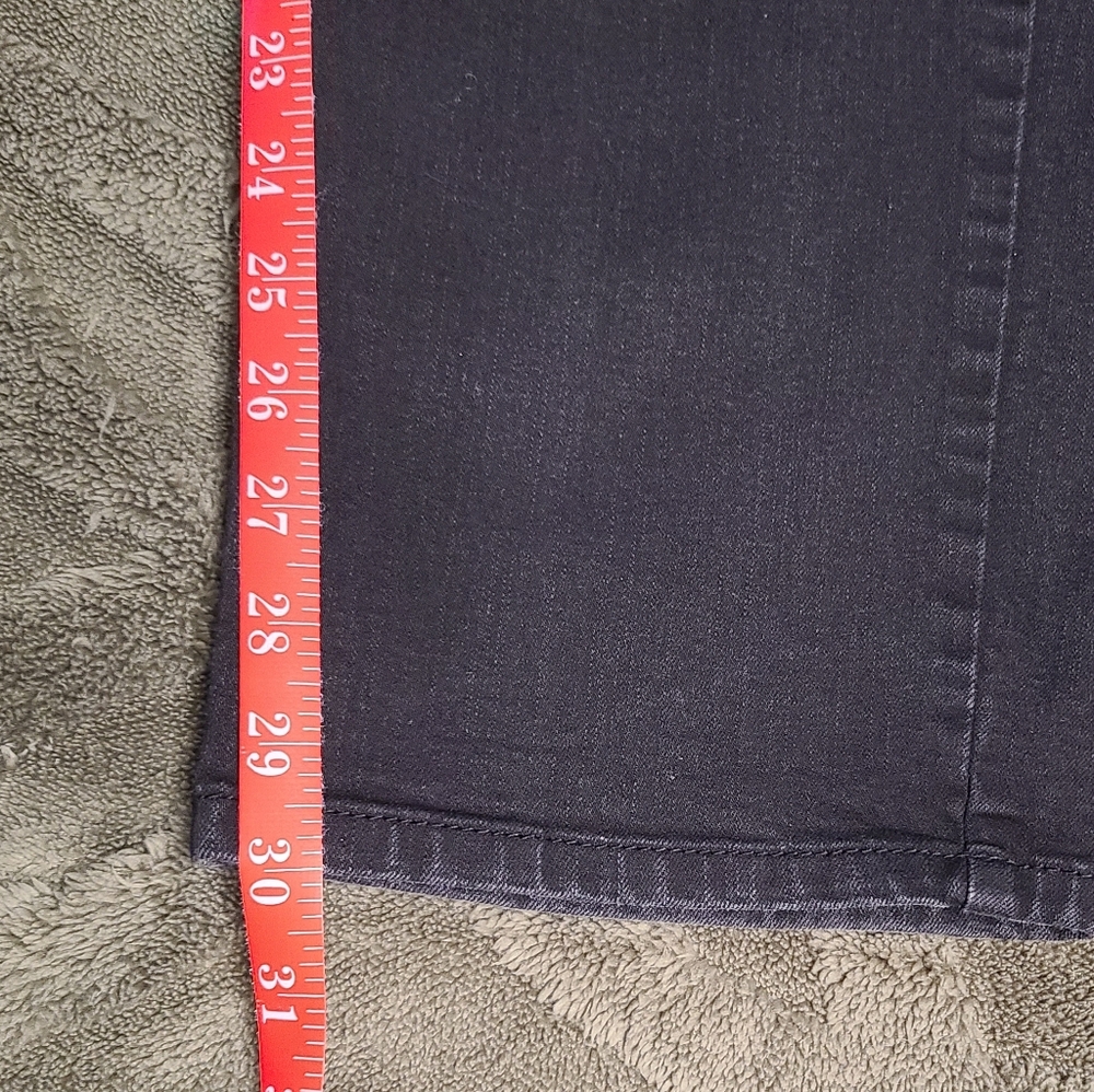 Sonoma Women's Slim Straight Leg Jeans, 18W, Faded Black - Picture 5 of 7